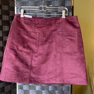 Sz 14 old navy suede SKIRT NWT
